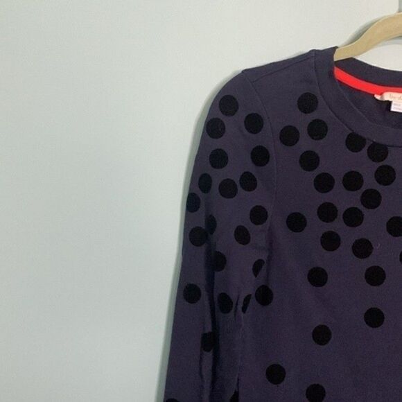 Boden Sweatshirt Dress Polka Dot Pocket - Picture 4 of 8